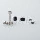 Sturdy One Style RBA Tank Kit for dotMod dotAIO V1 / V2 / V2 Lite, and BB / Billet / Boro Mod - Silver, 1, 2, 2.5, 3.0, 3.5mm