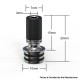 Authentic Auguse Era S V3 510 Drip Tip - Silver, Stainless Steel + POM