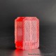 Monarchy Crown'Bo Style Boro Tank for SXK BB / Billet AIO Box Mod Kit - Translucent Red, PC