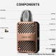 [Ships from Bonded Warehouse] Authentic Smoant LEVIN PK Pod system Kit - Pale Brown, VW 1~25W, 1000mAh, 3ml, 0.8ohm