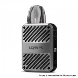 [Ships from Bonded Warehouse] Authentic Smoant LEVIN PK Pod system Kit - Bright Silver, VW 1~25W, 1000mAh, 3ml, 0.8ohm