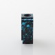 WICK'D XO Style Boro Tank for SXK BB / Billet AIO Box Mod Kit - Black Blue, Aluminum