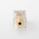 Sturdy One Style RBA Tank Kit for dotMod dotAIO V1 / V2 / V2 Lite, and BB / Billet / Boro Mod - Gold, 1, 2, 2.5, 3.0, 4.0mm