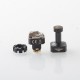 GG Submarine Style RBA Bridge for Billet / BB / Boro Tank - Black, Air Pin 1.0 + 1.2 + 1.5 + 2.5 + 3.5 + 4.5mm