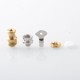 Wick'd Bridg'd Style RBA Bridge for Boro Devices / Billet / BB Mod Kit - Gold, 1.2mm, 2.5mm, 3.0mm, 3.5mm, 4.0mm