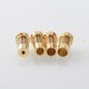 Wick'd Bridg'd Style RBA Bridge for Boro Devices / Billet / BB Mod Kit - Gold, 1.2mm, 2.5mm, 3.0mm, 3.5mm, 4.0mm