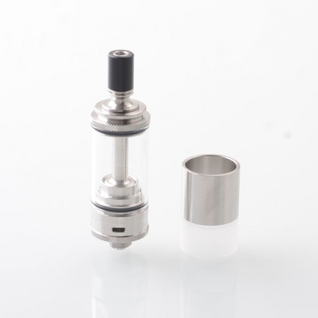 Authentic Auguse Era S V3 RTA Rebuildable Tank Atomizer - Silver, 2ml, 0.8 / 1.0 / 1.2 / 1.5mm Air Pin, 16mm