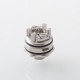 Authentic Auguse Era S V3 RTA Rebuildable Tank Atomizer - Silver, 2ml, 0.8 / 1.0 / 1.2 / 1.5mm Air Pin, 16mm