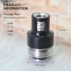 SXK Protocol V Tech PRC NEWD Style Integrated Drip Tip for BB / Billet / Boro AIO Box Mod - Black, 316SS + POM