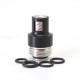 SXK Protocol V Tech PRC NEWD Style Integrated Drip Tip for BB / Billet / Boro AIO Box Mod - Black, 316SS + POM