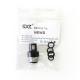 SXK Protocol V Tech PRC NEWD Style Integrated Drip Tip for BB / Billet / Boro AIO Box Mod - Black, 316SS + POM