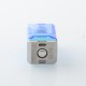 Mission XV DOT Style RBA Tank for DotMod DotAIO AIO V1 / V2 Pod - Blue, Air Pin 1.0 / 1.5 / 2.5 / 3.5