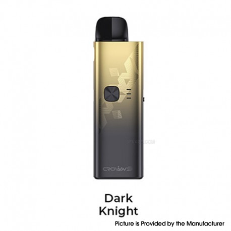 [Ships from Bonded Warehouse] Authentic Uwell Crown S Pod System Kit - Dark Knight, 1500mAh, 5ml, 0.2ohm / 0.6ohm