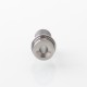 Authentic Auguse Era S V3 510 Drip Tip - Silver, Stainless Steel + POM