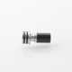 Authentic Auguse Era S V3 510 Drip Tip - Silver, Stainless Steel + POM
