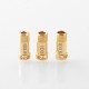 Monarchy MOBB MS Scepter Dama Style RBA Bridge for Billet / BB / Boro Mod - Gold, 316SS, Air Pin 2.5 / 3 / 3.5 / 4mm