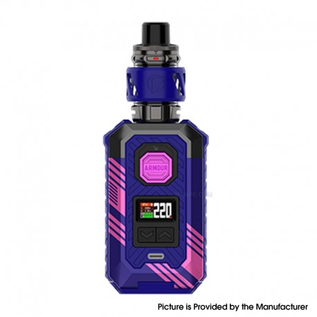 [Ships from Bonded Warehouse] Authentic Vaporesso Armour Max 220W Mod Kit with iTank 2 - Cyber Blue, 5~220W, 2x 18650/21700, 8ml