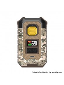 [Ships from Bonded Warehouse] Authentic Vaporesso Armour Max 220W Box Mod - Camo Brown, VW 5~220W, 2 x 18650 / 21700