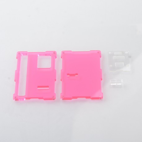 Authentic MK Mods Front + Back Door Panel Plates for Lost Vape Centaurus B80 AIO Pod System Kit - Pink (2 PCS)