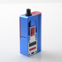 Authentic ThunderHead Creations Blaze AIO Boro Box Mod - Captain Blue, VW 5~88W, 1 x 18650, Compatible with BB / Boro RBA / Tank