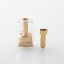 Sturdy One Style RBA Tank Kit for dotMod dotAIO V1 / V2 / V2 Lite / BB / Billet / Boro Mod - Gold, 1, 2, 2.5, 3.0, 3.5mm