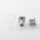 Sturdy One Style RBA Tank Kit for dotMod dotAIO V1 / V2 / V2 Lite / BB / Billet / Boro Mod - Silver, 1, 2, 2.5, 3.0, 3.5mm