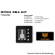 Authentic Ambition Mods STRIX RBA Boro Tank Kit for Billet / BB / Boro Mod - Silver, 5 PCS Air Pin 1.0, 2.0, 2.5, 3.0, 3.5mm