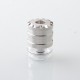 YFTK Bamboo Knot Style Top Cap Tank Tube for Flash E-Vapor FEV V4.5S+ / V4.5 RTA - Silver, 4.8ml