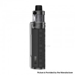 [Ships from Bonded Warehouse] Authentic Voopoo Drag X2 80W Box Mod Kit with PnP X Pod DTL - Checkered Black, 5~80W, 5ml, 0.3ohm