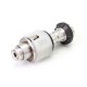 SXK Mission XV KB2 EVO Style Boro RBA Bridge for Billet / BB / Boro Mod - Silver, Air Pin 1.1 + 1.2 + 2 + 2.5 + 3 + 3.5 + 4.3mm