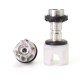SXK Mission XV KB2 EVO Style Boro RBA Bridge for Billet / BB / Boro Mod - Silver, Air Pin 1.1 + 1.2 + 2 + 2.5 + 3 + 3.5 + 4.3mm