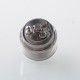 ParavozZ k5k Style RDTA Rebuildable Dripping Tank Atomizer - Silver, Stainless Steel + Glass, 22mm Diameter