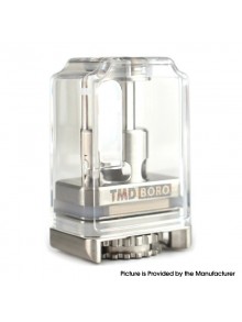 [Ships from Bonded Warehouse] Authentic BP MODS TMD Boro Lite for Boro Mod - Silver, Compatible with PnP / GTX / Pioneer S Coils