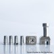 Rekavape Psychomod Xcentred Style RBA Bridge for Billet / BB / Boro Mod - Blue, 316SS, 5 PCS Air Pin 1.5 / 2.0 / 3.0 / 3.5 / 4mm