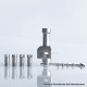 Rekavape Psychomod Xcentred Style RBA Bridge for Billet / BB / Boro Mod - Silver, 316SS, 5 PCS Air Pin 1.5 / 2.0 / 3 / 3.5 / 4mm