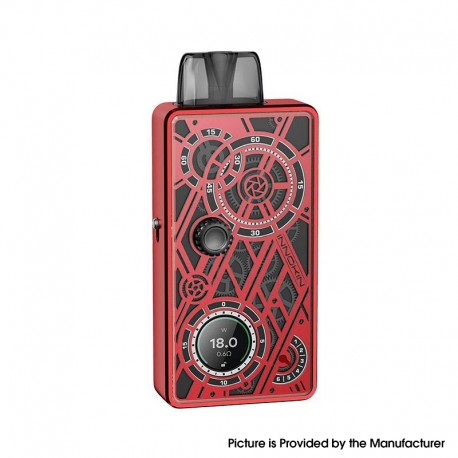 [Ships from Bonded Warehouse] Authentic Innokin Klypse Mecha Pod System Kit - Crimson Red, 900mAh, 2ml, 0.6ohm / 1.2ohm