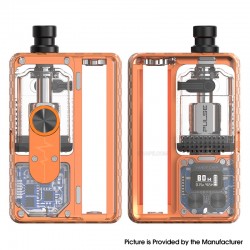 [Ships from Bonded Warehouse] Authentic VandyVape Pulse AIO V2 80W Boro Box Mod Kit - Orange, VW 5~80W, 1 x 18650, 6ml