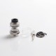 Authentic Advken Mad Hatter RTA Rebuildable Tank Atomizer - Silver, 2.0ml, 24mm Diameter