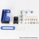 Authentic Advken FOB 80W AIO Boro Box Mod Kit - Cissa Green, VW 1~80W, 1 x 18650