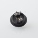 Authentic Ambition Mods Bi2hop MTL RTA (Bishop V2) Atomizer - Black, 2.0ml, 0.8 / 1.0 / 1.2mm Air Pin, 22mm