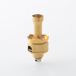 Monarchy MOBB MS Scepter Dama Style RBA Bridge for Billet / BB / Boro Mod - Gold, 316SS, Air Pin 2.5 / 3 / 3.5 / 4mm