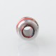 Authentic MK MODS TB Boro Drip Tip and Button for VandyVape Pulse AIO V2 80W Boro Box Mod Kit - Red Galaxy