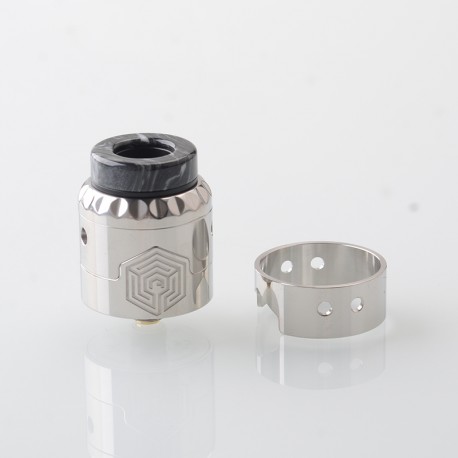Authentic Advken Artha Gen 2 RDA Rebuildable Dripping Atomizer - Silver, 24mm