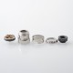 Authentic Advken Artha Gen 2 RDA Rebuildable Dripping Atomizer - Silver, 24mm