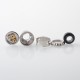 Authentic Advken Artha Gen 2 RDA Rebuildable Dripping Atomizer - Silver, 24mm