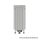 Authentic ThunderHead Creations Blaze Sliding Empty Boro Tank for BB / Billet / Boro Box Mod - Silver, Dual Glasses
