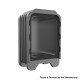Authentic ThunderHead Creations Blaze Sliding Empty Boro Tank for BB / Billet / Boro Box Mod - Gun Metal, Single Glass