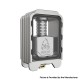 Authentic ThunderHead Creations Blaze Bridge with Sliding Boro Tank for BB / Billet / Boro Box Mod - Silver, Dual Glasses