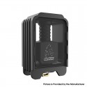 Authentic ThunderHead Creations Blaze Bridge with Sliding Boro Tank for BB / Billet / Boro Box Mod - Silver Black, Dual Glasses