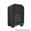 Authentic ThunderHead Creations Blaze Bridge with Sliding Boro Tank for BB / Billet / Boro Box Mod - Matte Black, Single Glass